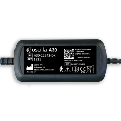 Oscilla A30 Mainunit label